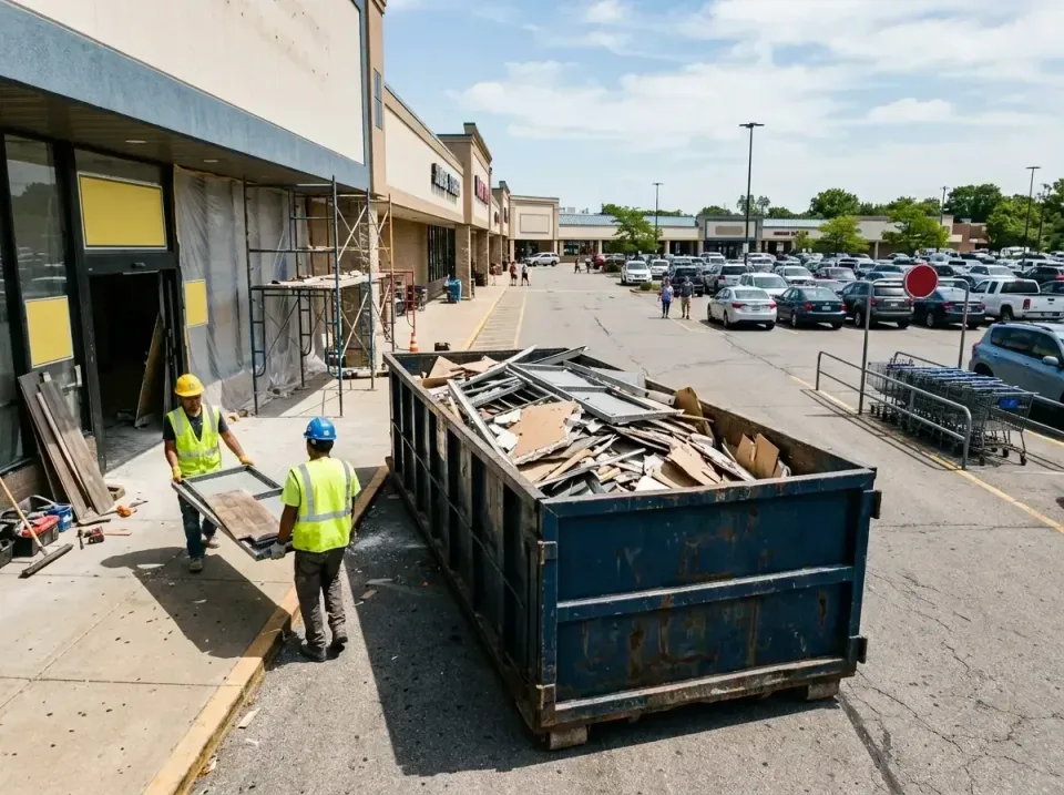 retail-store-renovation-debris-003 — frequently asked questions, Roll-off Dumpster Rentals in Mendota, IL